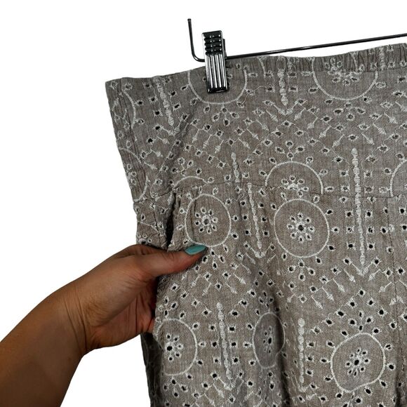 Sundance Cream Cropped Ankle Pants - Picture 3 of 6